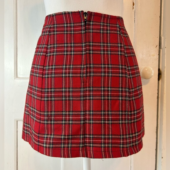 Vintage 90’s Lip Service Red Plaid Skirt size Small EUC - Picture 3 of 10
